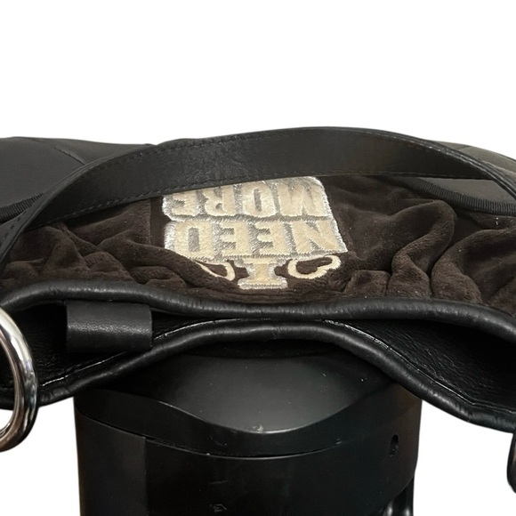 VTG Juicy Couture ‘I Need More Juicy’ Handbag Y2K Brown Velour Leather Trim - Picture 6 of 11